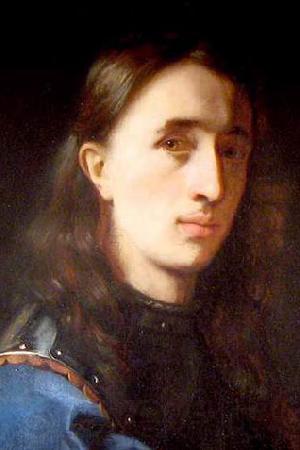 unknow artist Self-Portrait in a Blue Coat with Cuirass or A self portrait of the artist wearing a blue velvet jacket with a cuirass Spain oil painting art